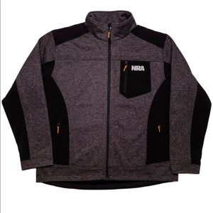 NRA National Rifle Association Zip Jacket LG NEW!!